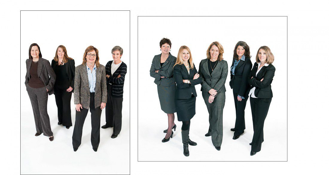 Commercial photography group shots done on location in Denver, Colorado