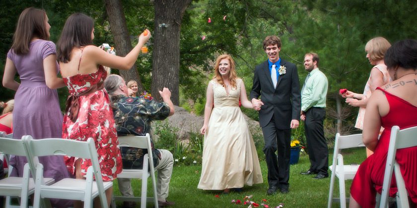 Colorful Colorado Wedding Recessional