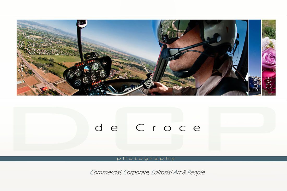 Editorial, corporate and commercial Photography landing page DeCroce
