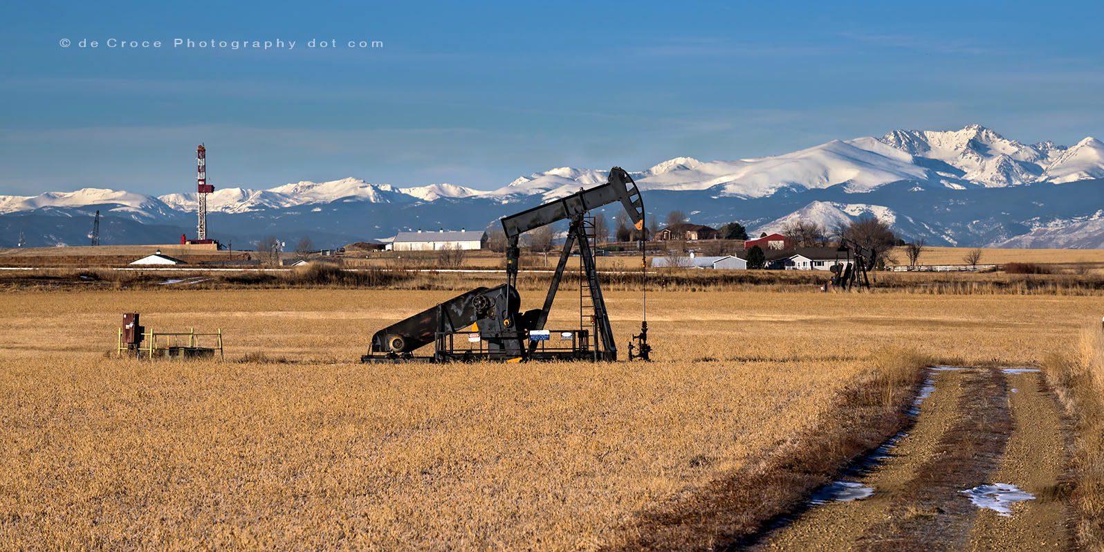 Fossile fuel wells in Colorado