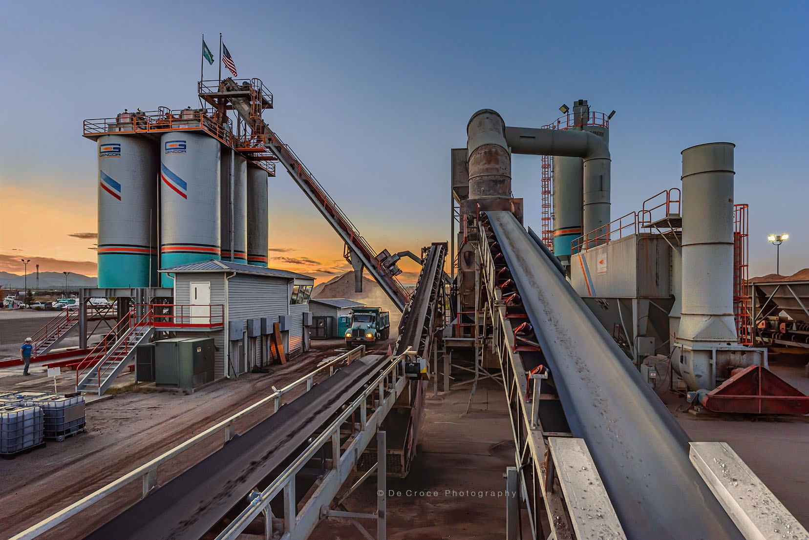 Photographer for industry created sunset image for calendar.