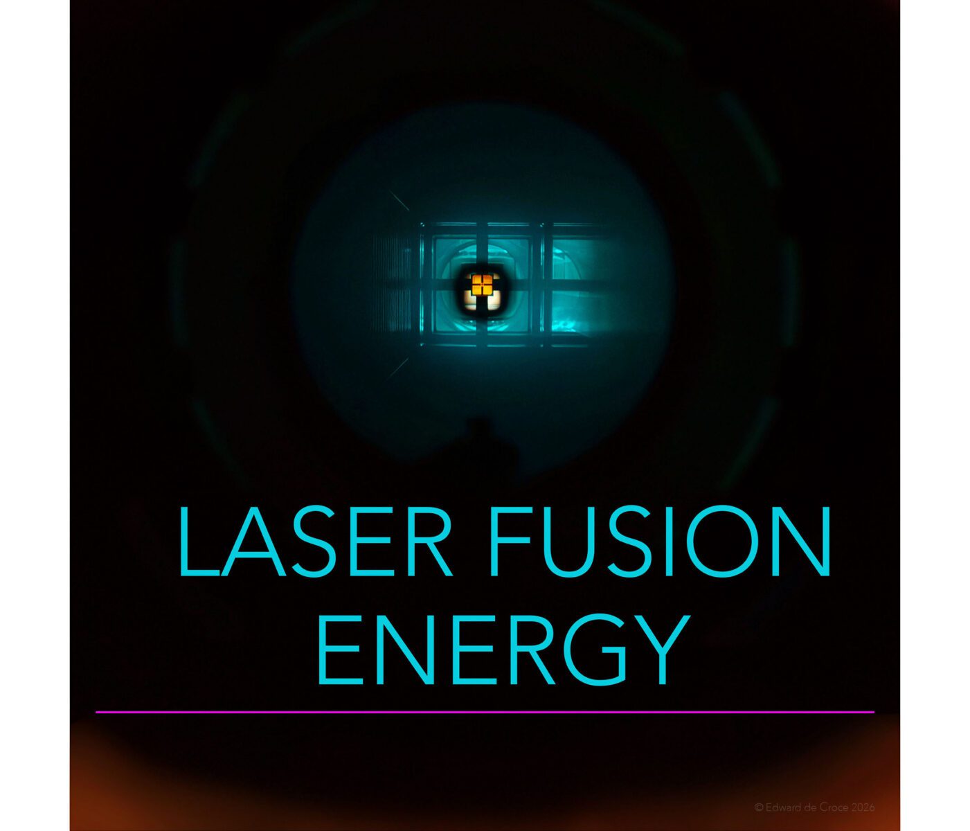 American commercial energy photographer creates visual and graphic for privately owned Nuclear Fusion Laser energy - Xcimer Energy in Denver Colorado
